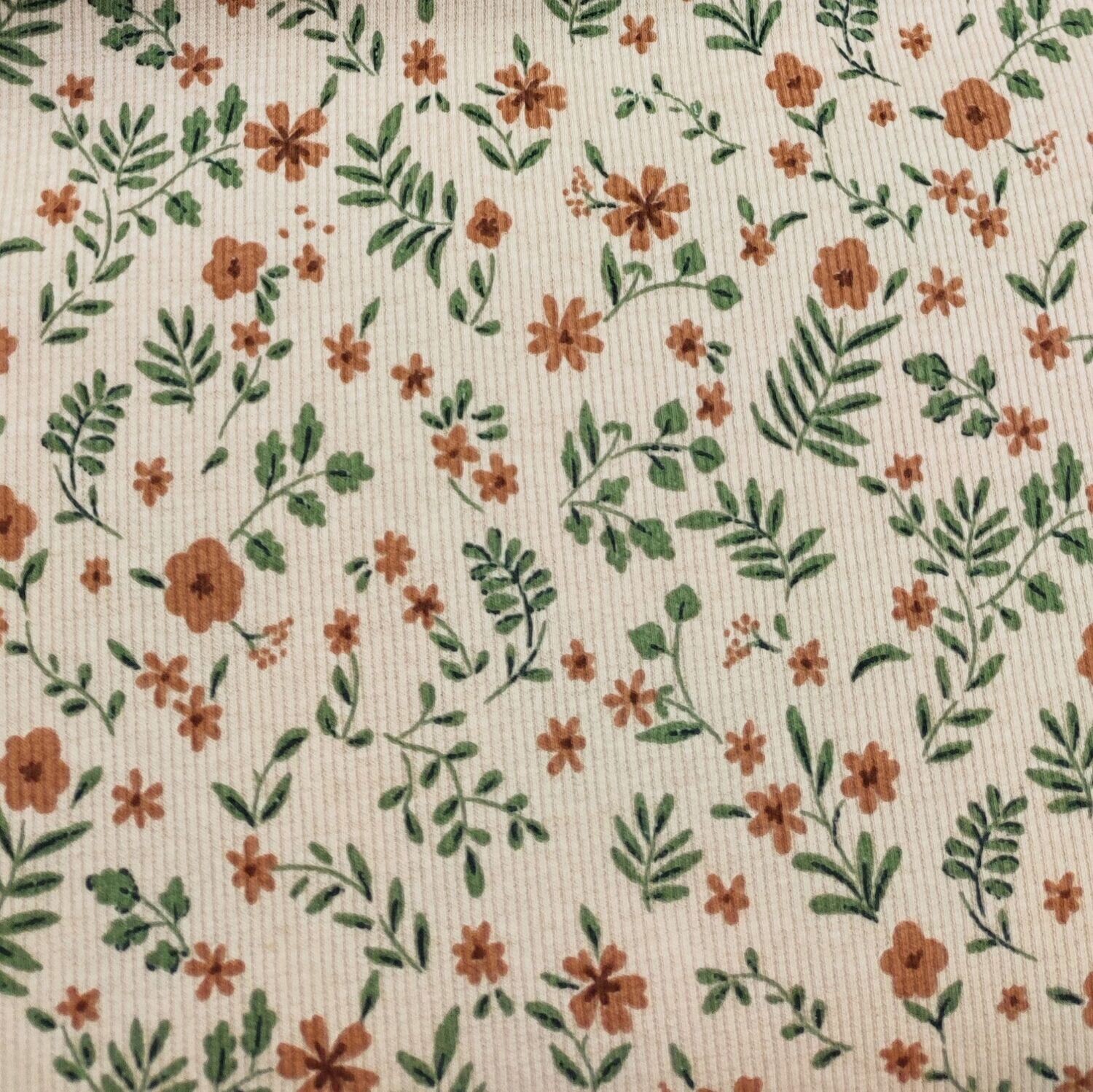 Tunika langärmelig - Rib Jersey Retro Bloom