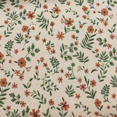 Tunika langärmelig - Rib Jersey Retro Bloom