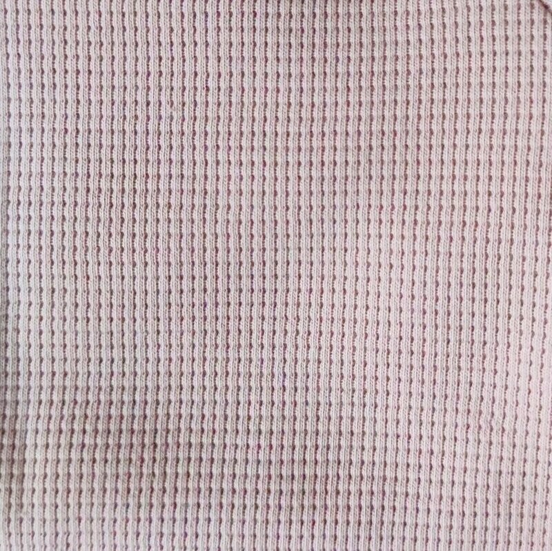 Tunika langärmelig - Waffelstrick Nude Rosa