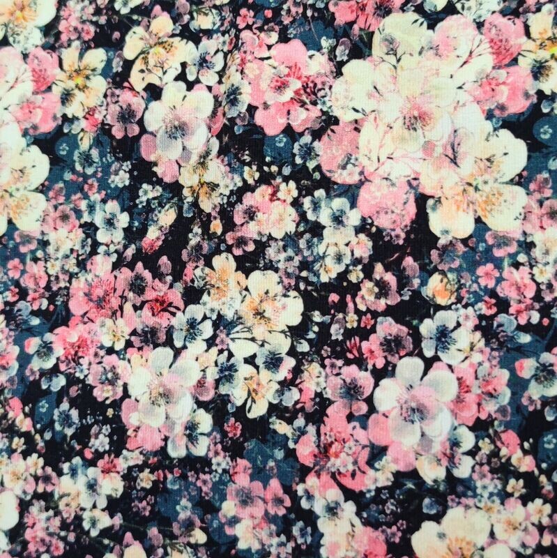 Rüschen T-Shirt - Blumenmeer