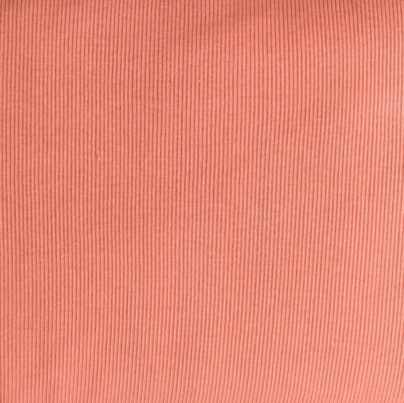 T-Shirt - Rib Jersey Dark Apricot