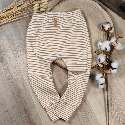 Pants gestreift - Streifen Karamell