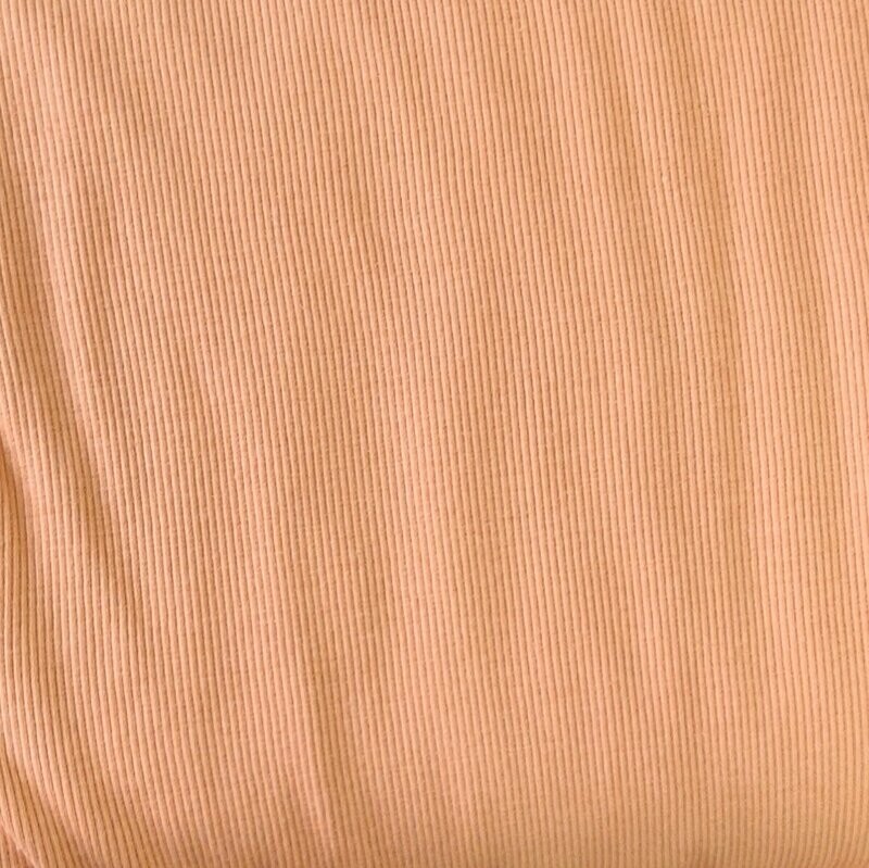 Rock - Rib Jersey Pfirsich