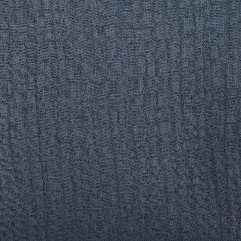 Musselin Longsleeve - Dunkelblau