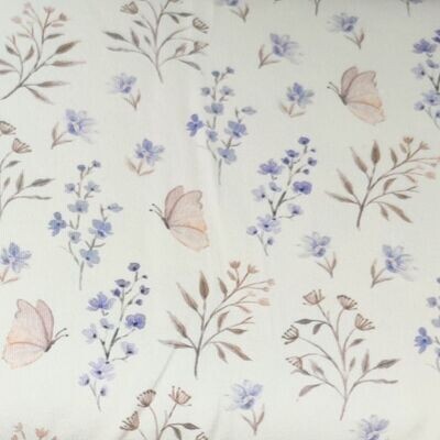 French Terry Pullover mit Rüsche - Little Butterfly French Terry Pullover mit Rüsche - Little Butterfly