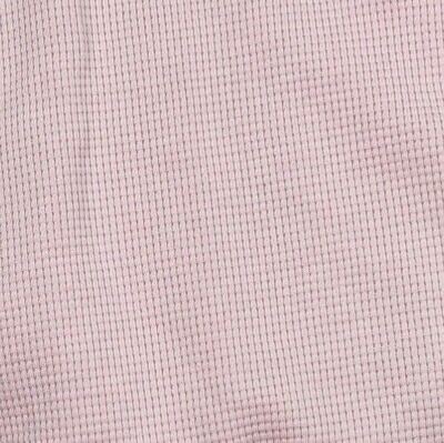 Waffeltrick Pullover mit Volant  - Nude Rosa