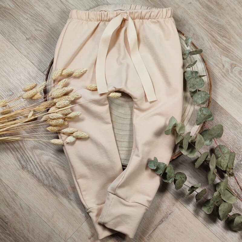 Soft Sweat Pants - Nude-Beige