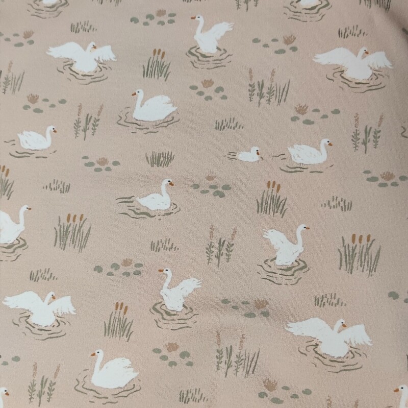 Mitwachshose - French Terry kleiner Schwan Design 