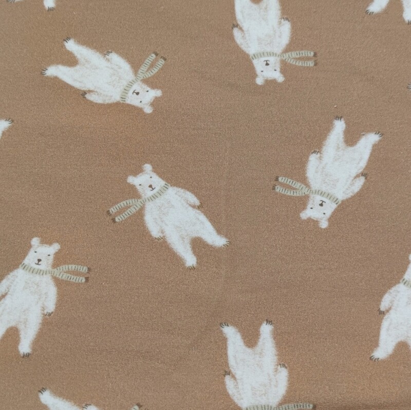 Leggings - French Terry Polarbär Braun 