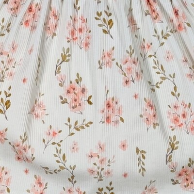 Pullover - Rib Jersey Kirschblüte Pullover - Rib Jersey Kirschblüte