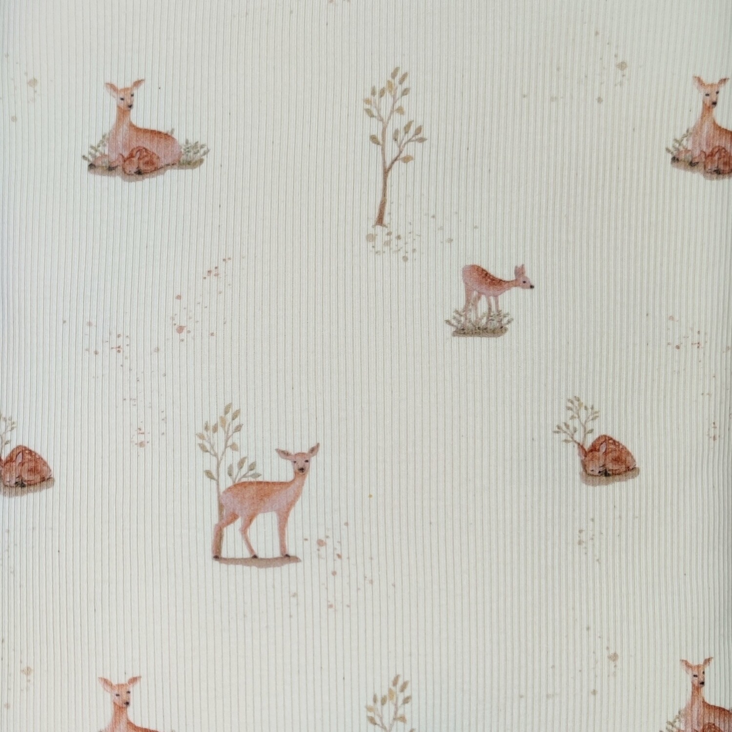 Rib Jersey Pullover mit Volant - oh my deer