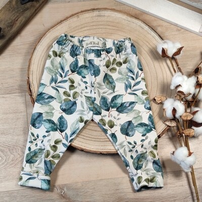 Leggings - Green Leaves