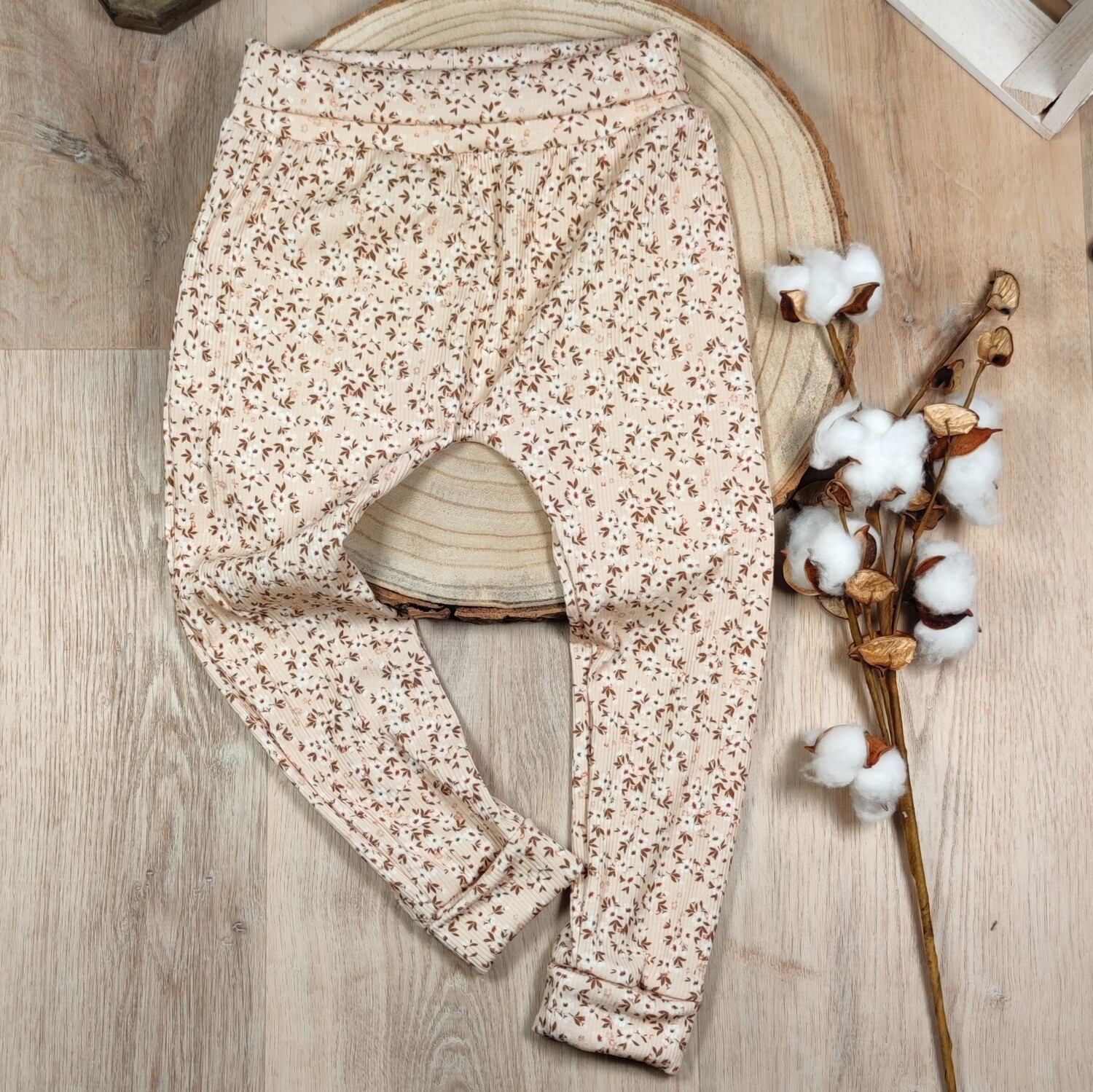 Pants - Rib Jersey Blooming Beige