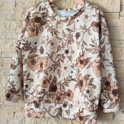Pullover - Retro Flowers 