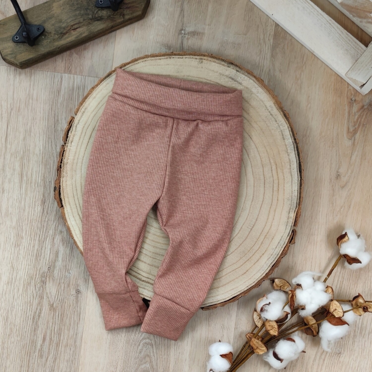 Leggings - Rib Jersey Rost meliert 