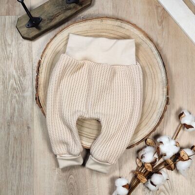 Cozy Grobstrick Pants - Hellbeige Cozy Grobstrick Pants - Hellbeige