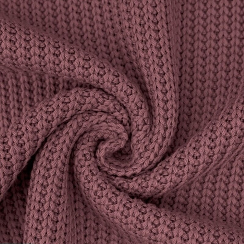 Cozy Grobstrick Pants - Mauve