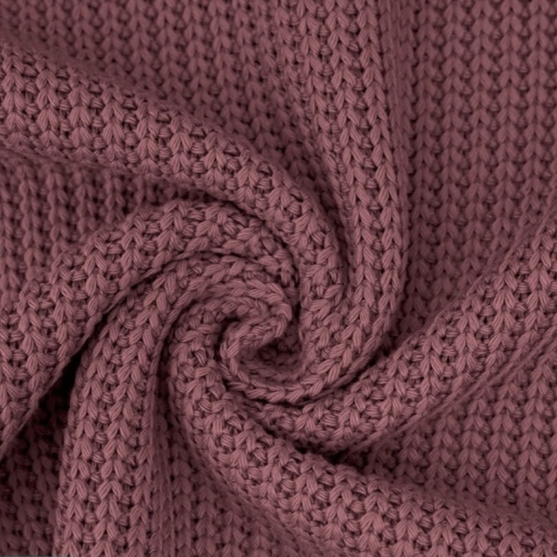 Cozy Grobstrick Pants - Mauve