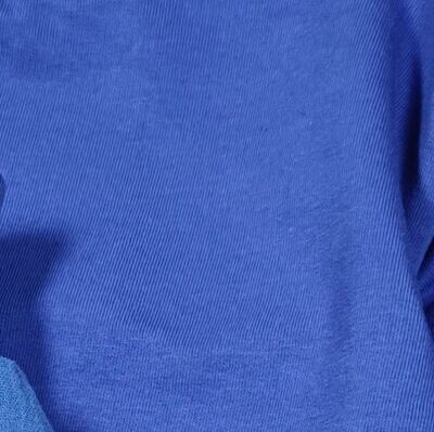 Oversized Langarm Romper - French Terry Royales Blau Oversized Langarm Romper - French Terry Royales Blau