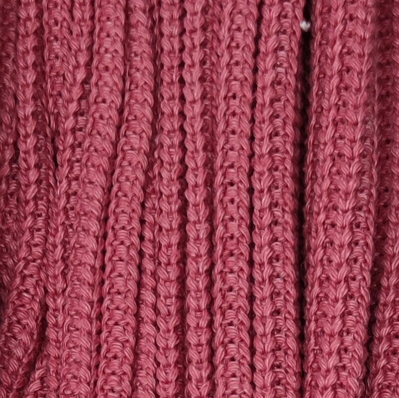 Oversized Langarm Romper - Grobstrick Himbeere