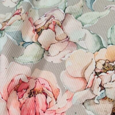 Pullover - Rib Jersey Colorful Flowers Pullover - Rib Jersey Colorful Flowers