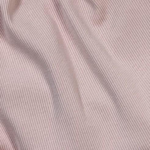 Halstuch mit Druckknöpfen - Rib Jersey - helles Flieder 