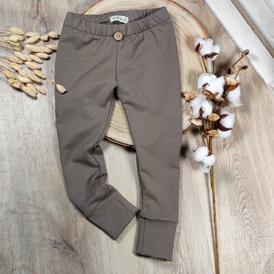 Leggings - French Terry Taupe