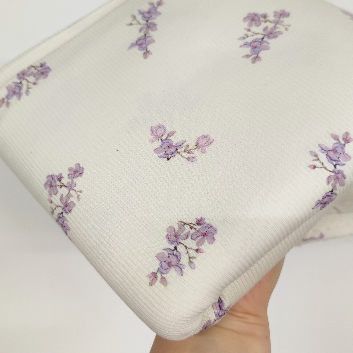 Pants - Rib Jersey Blüte Flieder