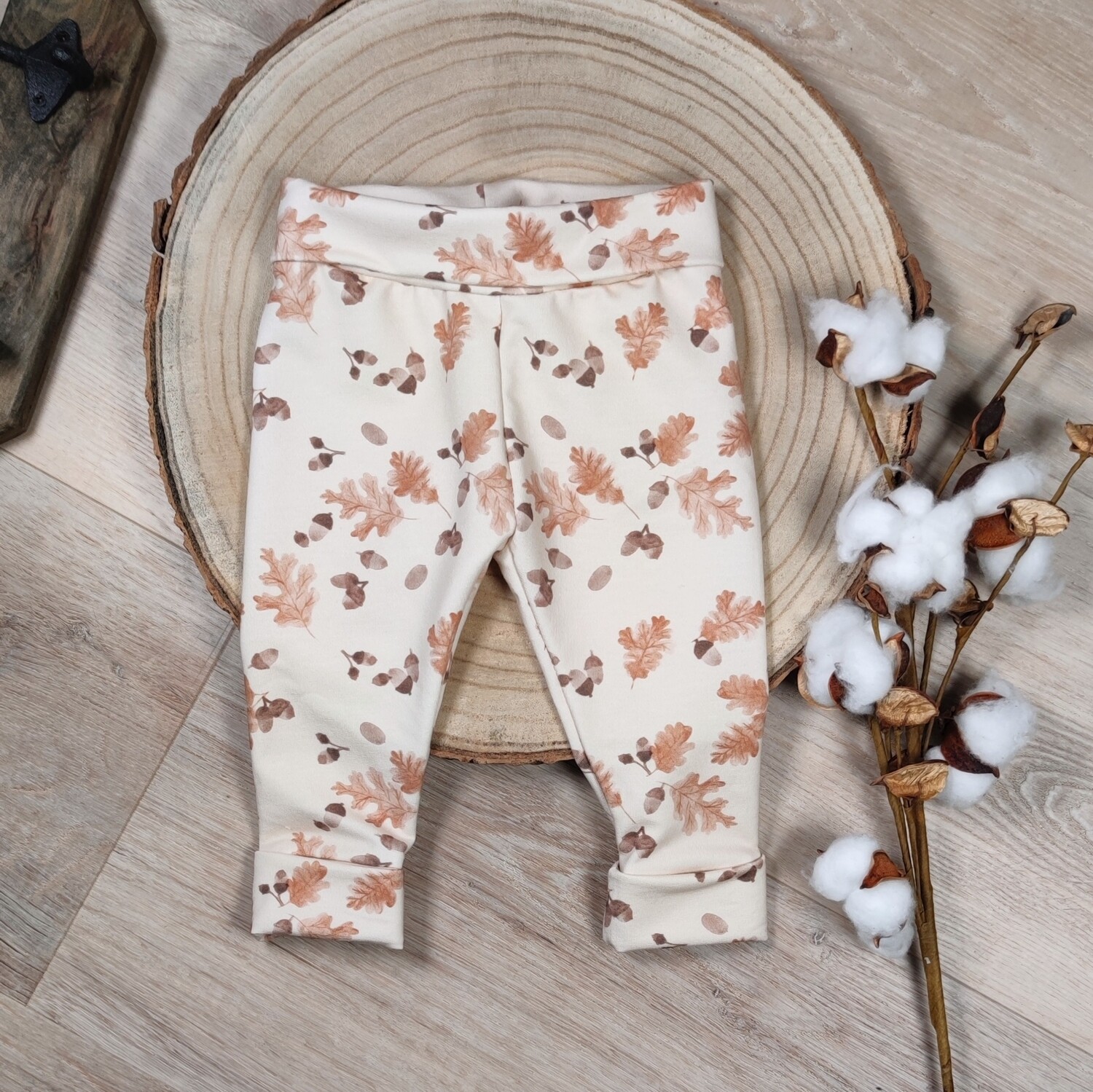 Leggings - French Terry Autumn Leaves