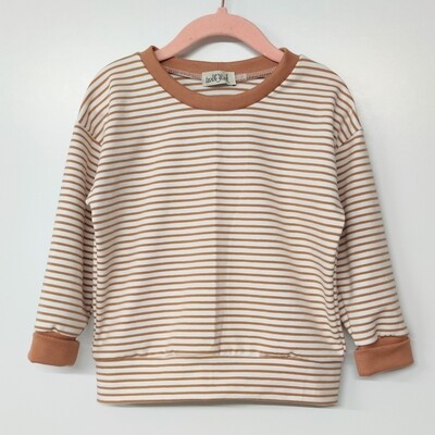 (Sofortkauf) Pullover - Streifen Karamell - Gr. 86/92 (Sofortkauf) Pullover - Streifen Karamell - Gr. 86/92