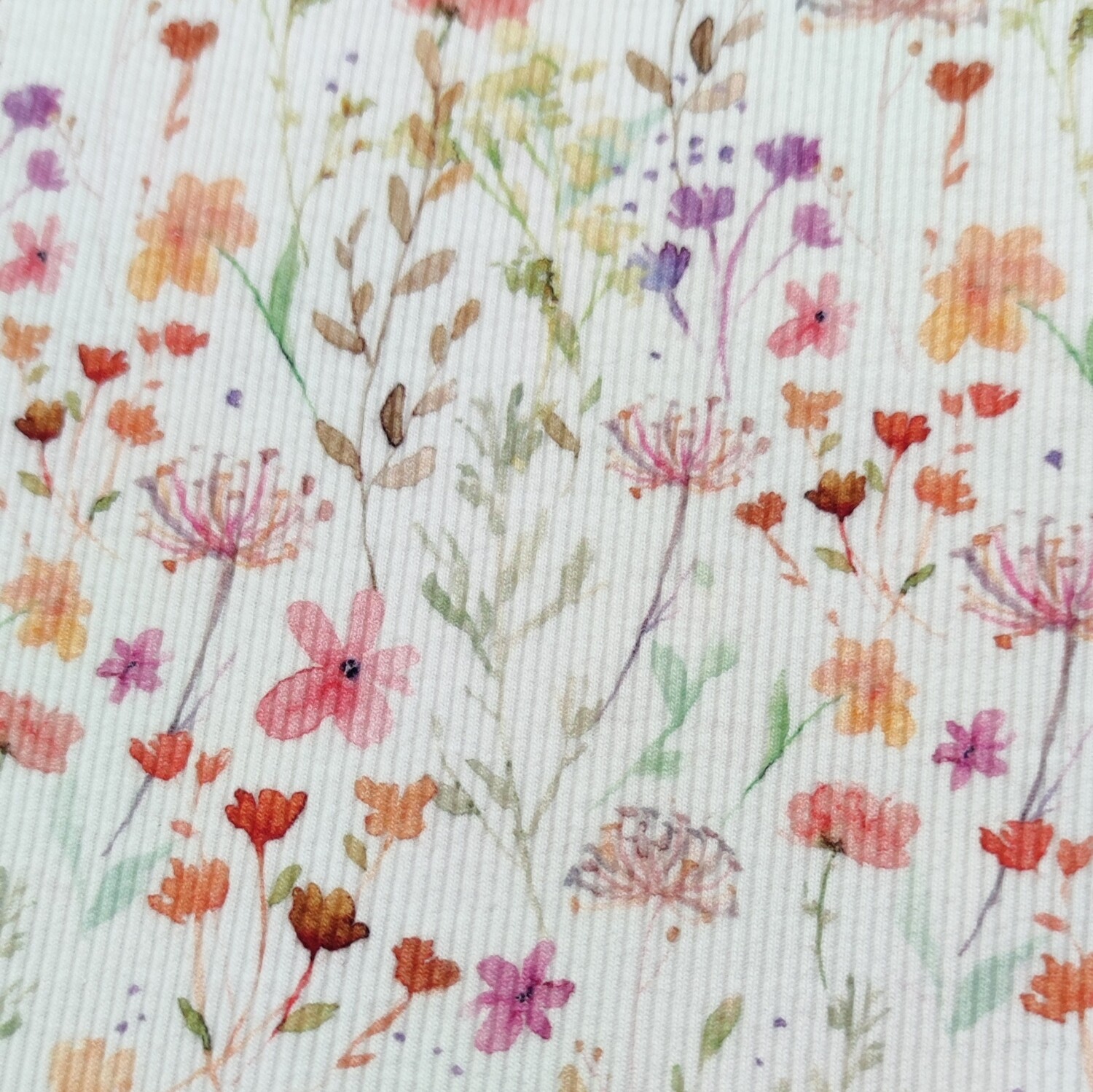 Rib Jersey Longsleeve - Wild Flowers 