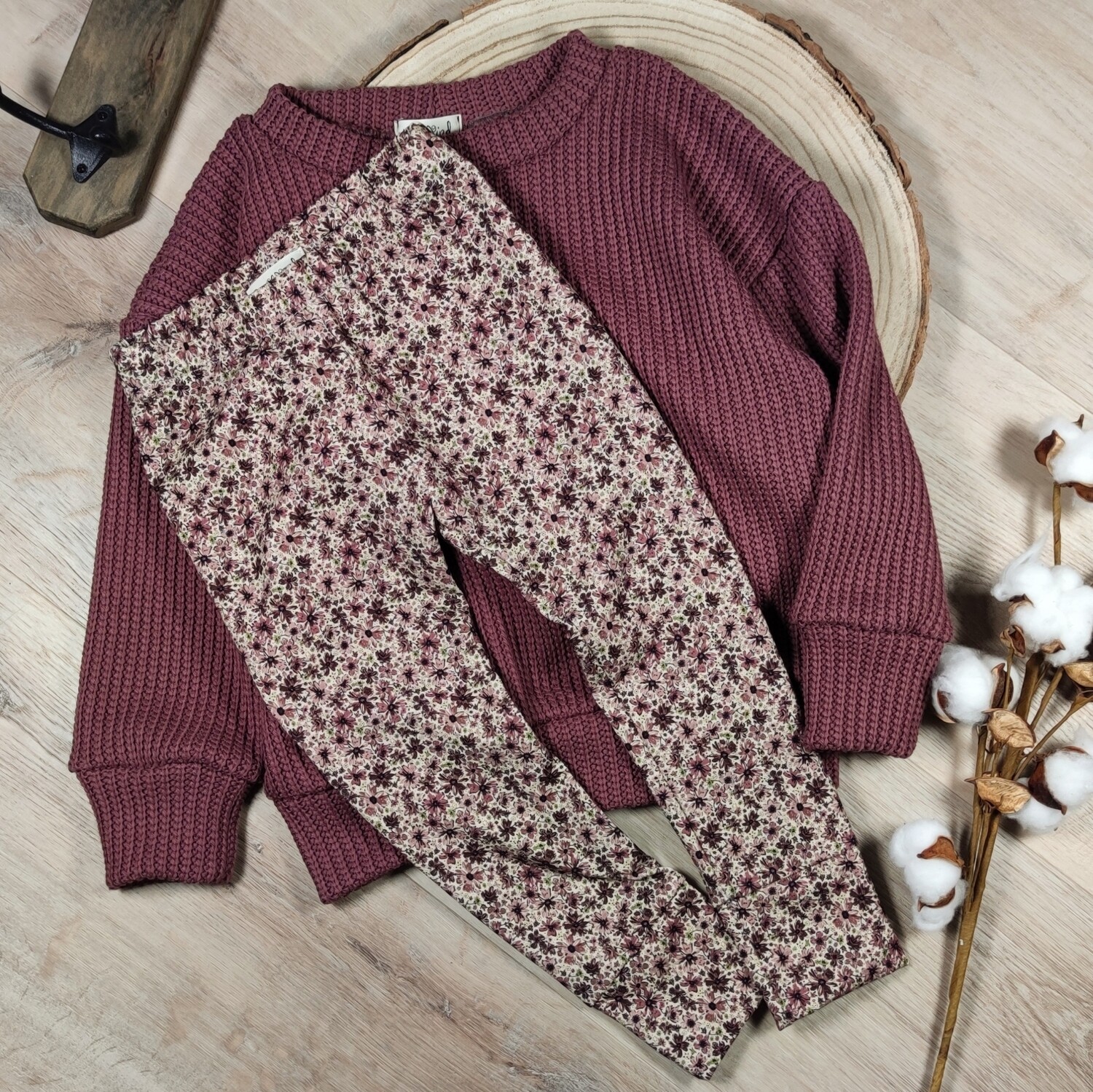 Leggings - Blütenmeer Mauve