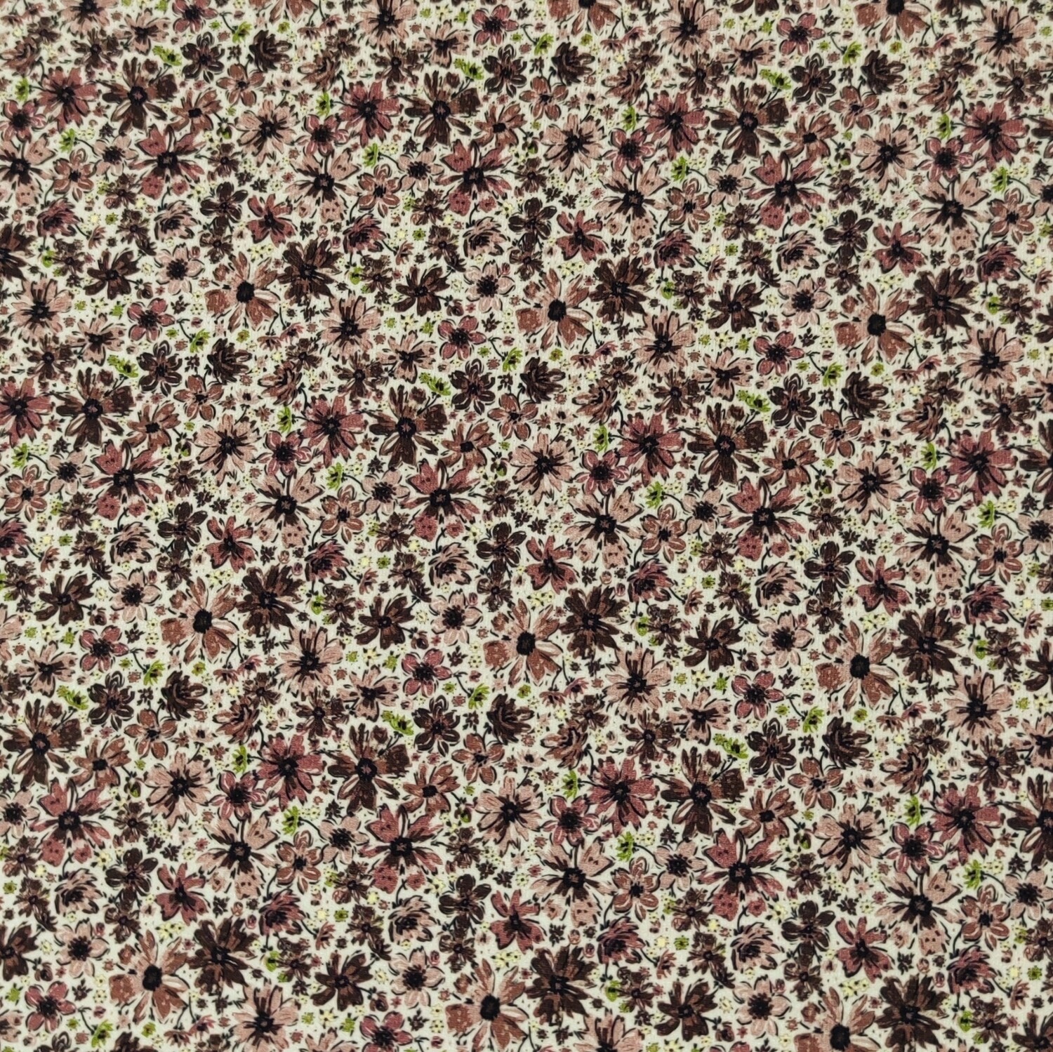 Halstuch mit Druckknöpfen - Jersey - Blütenmeer Mauve