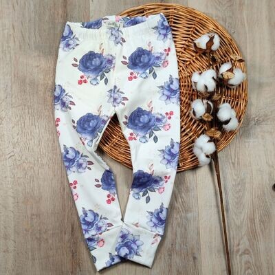 Leggings - Blue Blossom Leggings - Blue Blossom