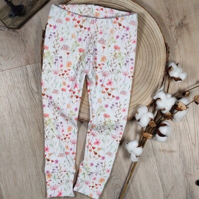 Rib Jersey Leggings - Wild Flowers Rib Jersey Leggings - Wild Flowers