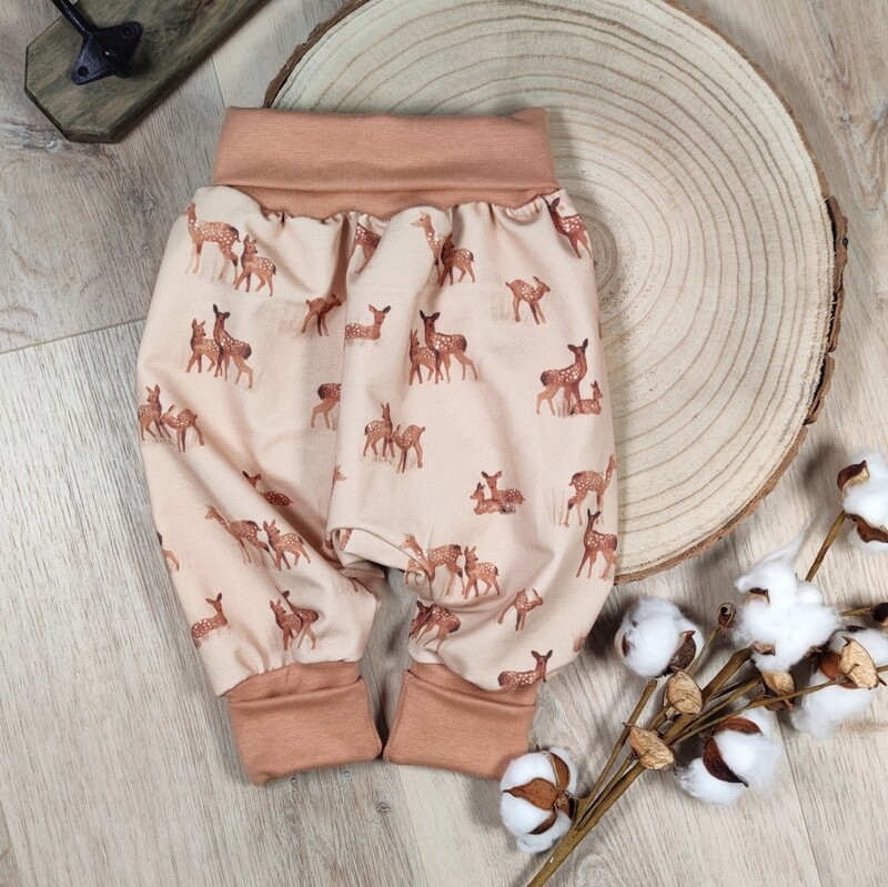 Mitwachshose - French Terry Kleine Rehe 