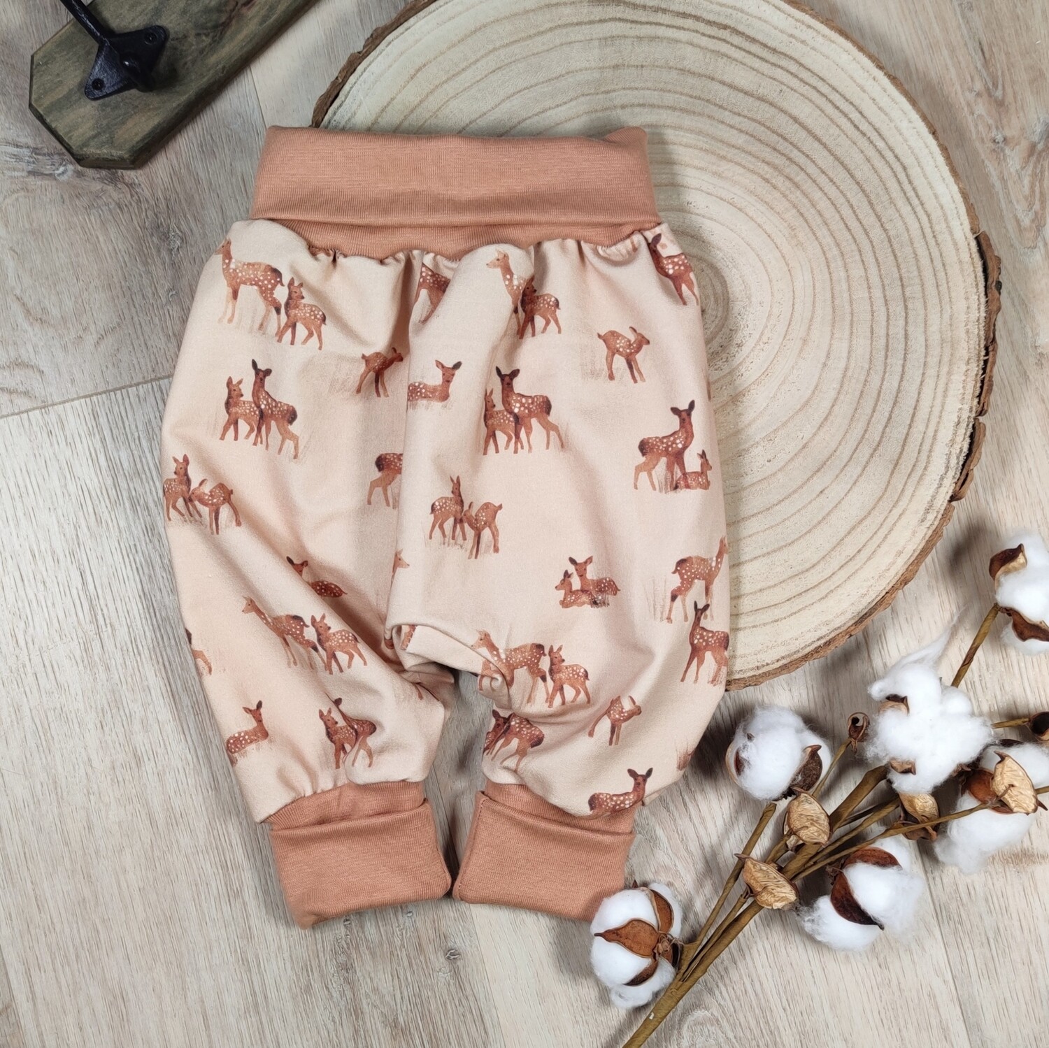 Mitwachshose - French Terry Kleine Rehe 
