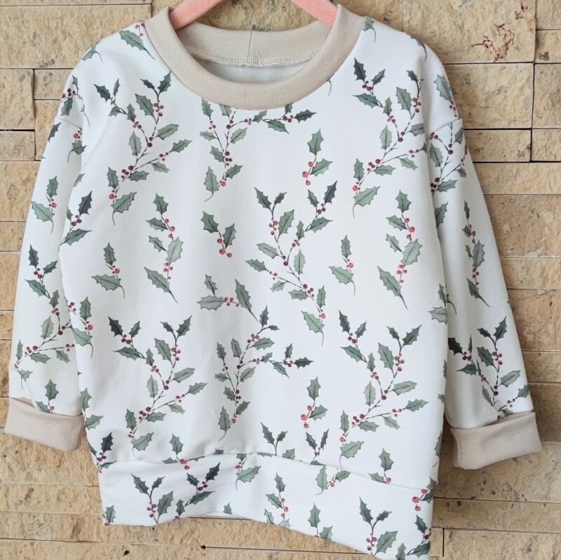 (Sofortkauf) Oversized Sweater - Holly Berry - Gr. 74/80