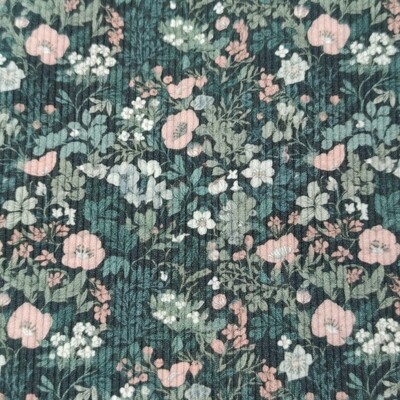 Pants - Rib Jersey Blütenmeer Grün 