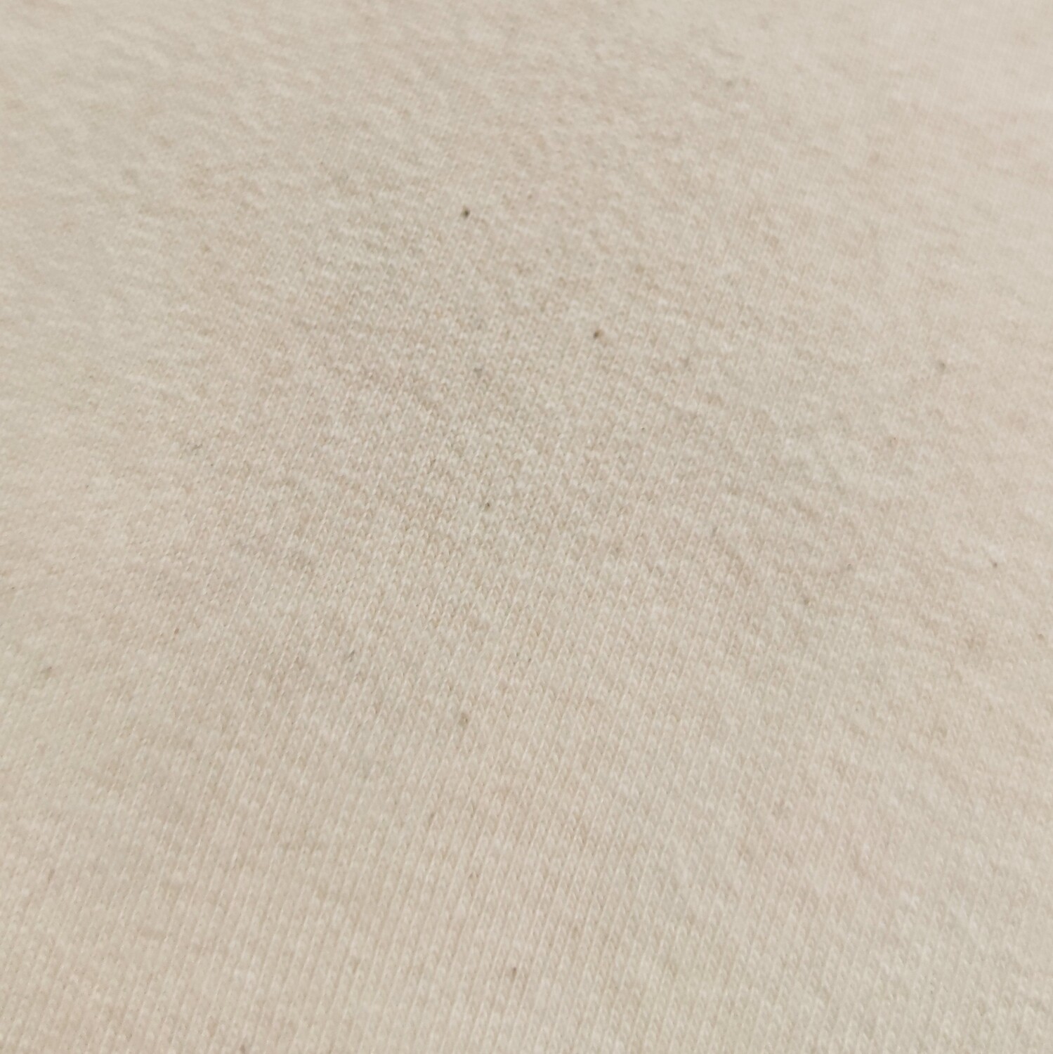 French Terry Pullover mit Rüsche - Beige Natur 