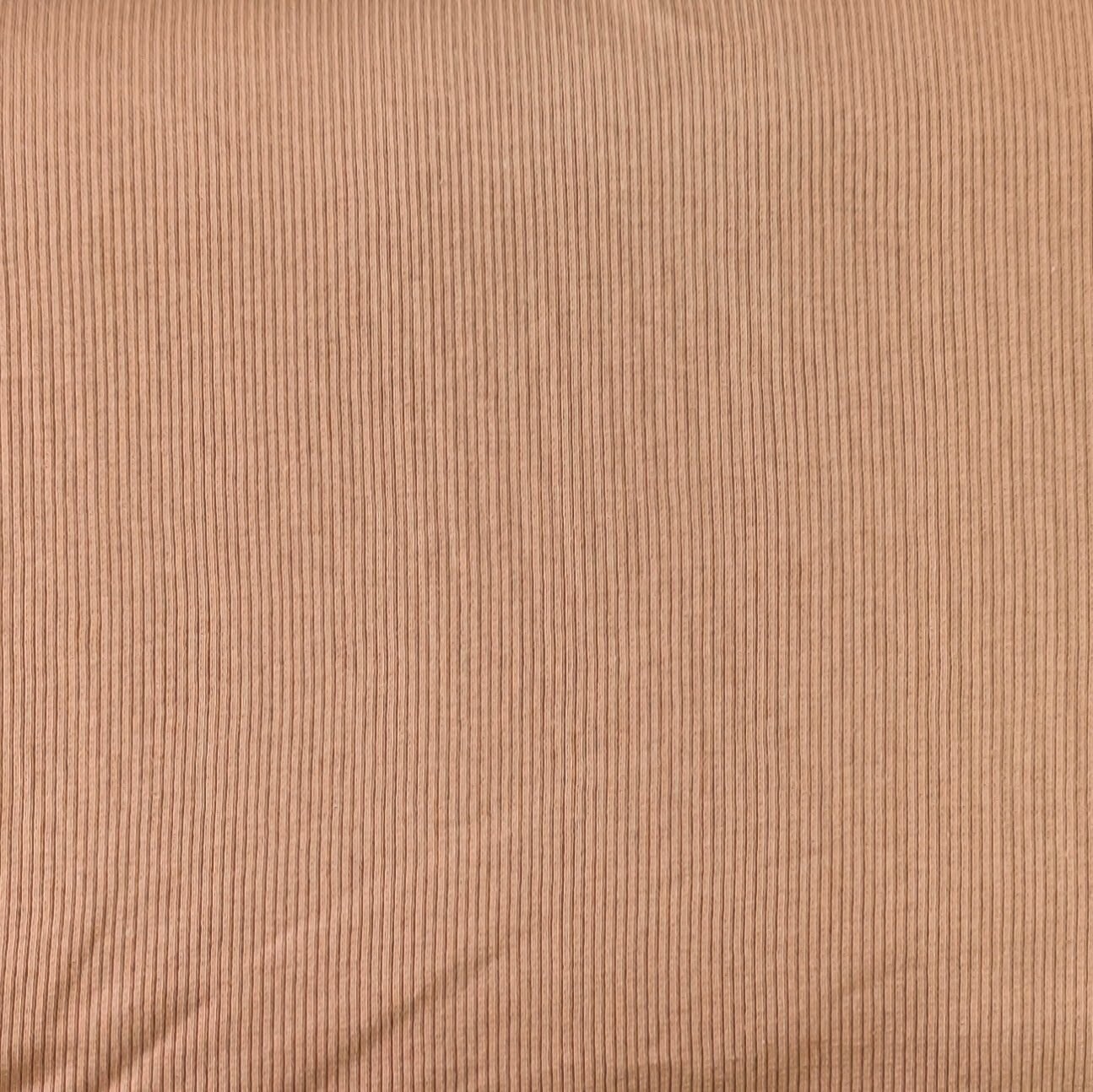 Halstuch mit Druckknöpfen - Rib Jersey - Camel