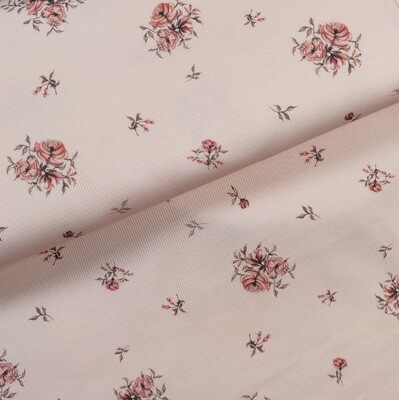 Rib Mütze - Boho Roses Rosé 