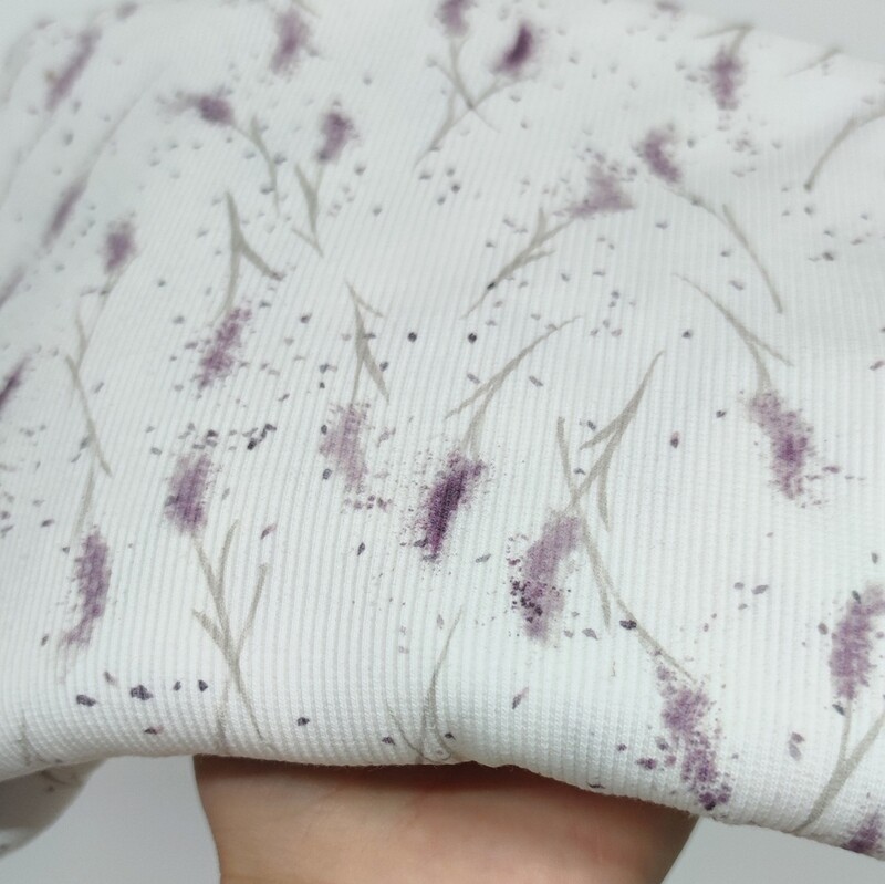 Tunika langärmelig - Rib Jersey Lavendel 