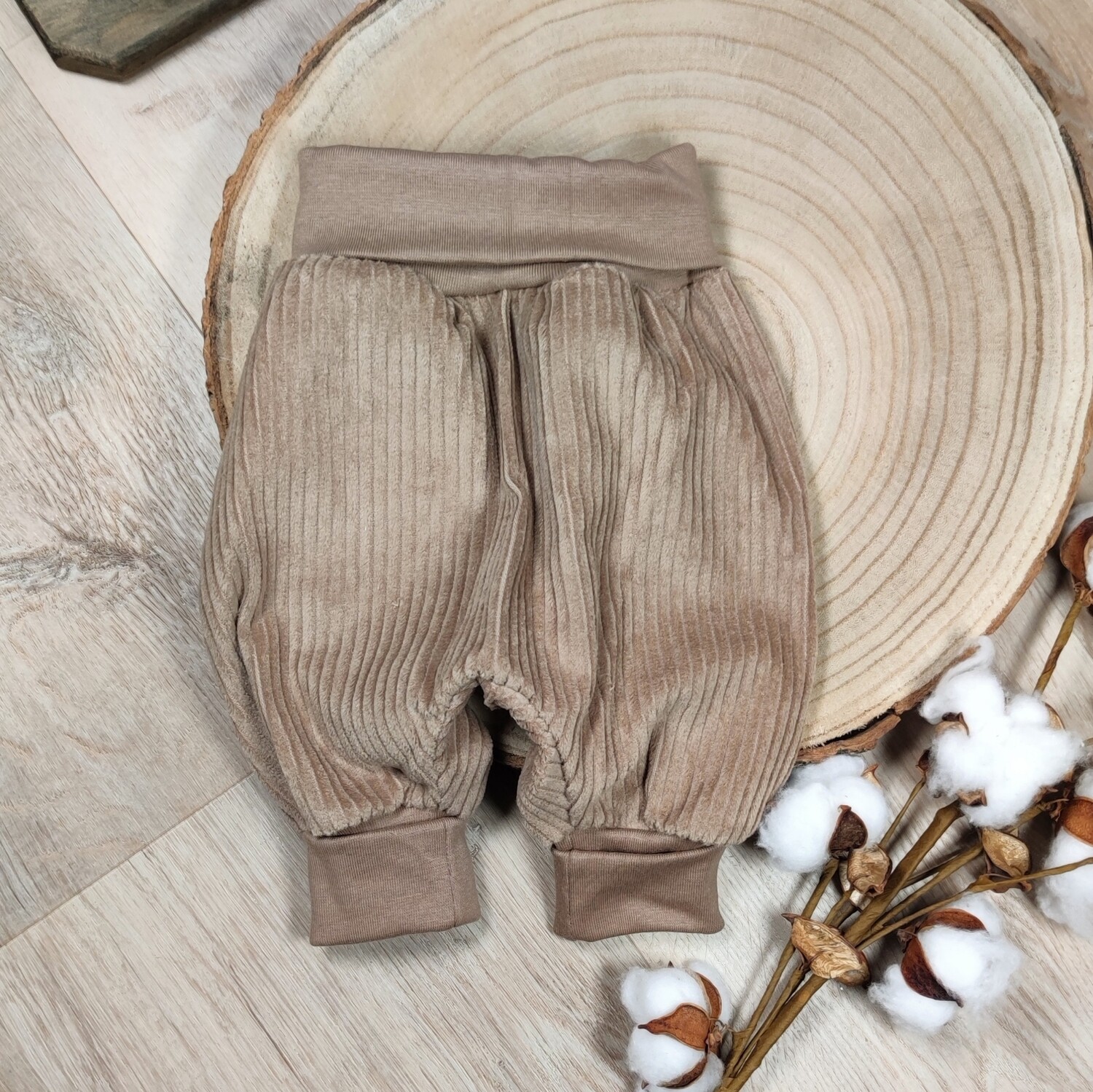 (Sofortkauf) Mitwachshose Cord - Camel - Gr. 50/56