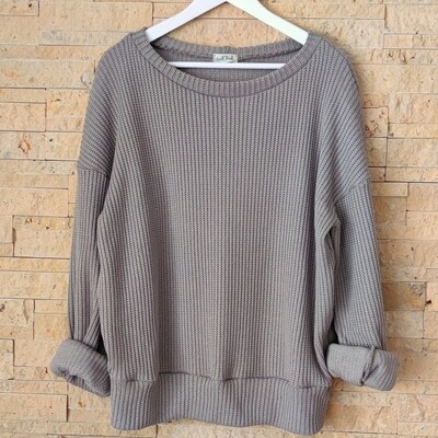 Mom Grobstrick Pulli