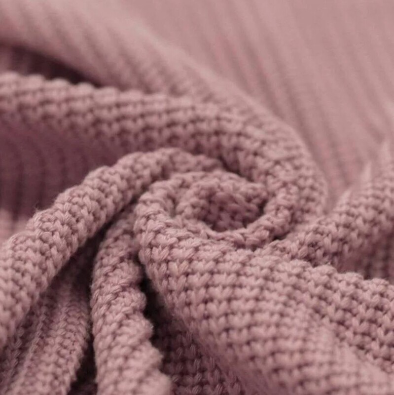 Oversized Grobstrick Pullover - Mom Pulli - Rosa