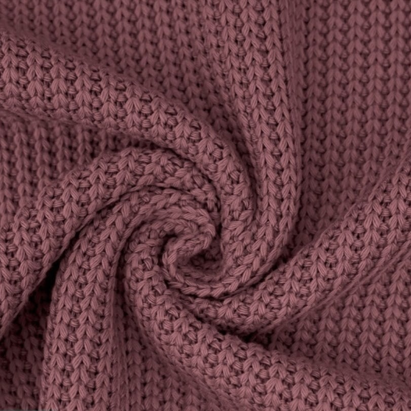 Oversized Grobstrick Pullover - Mom Pulli - Mauve