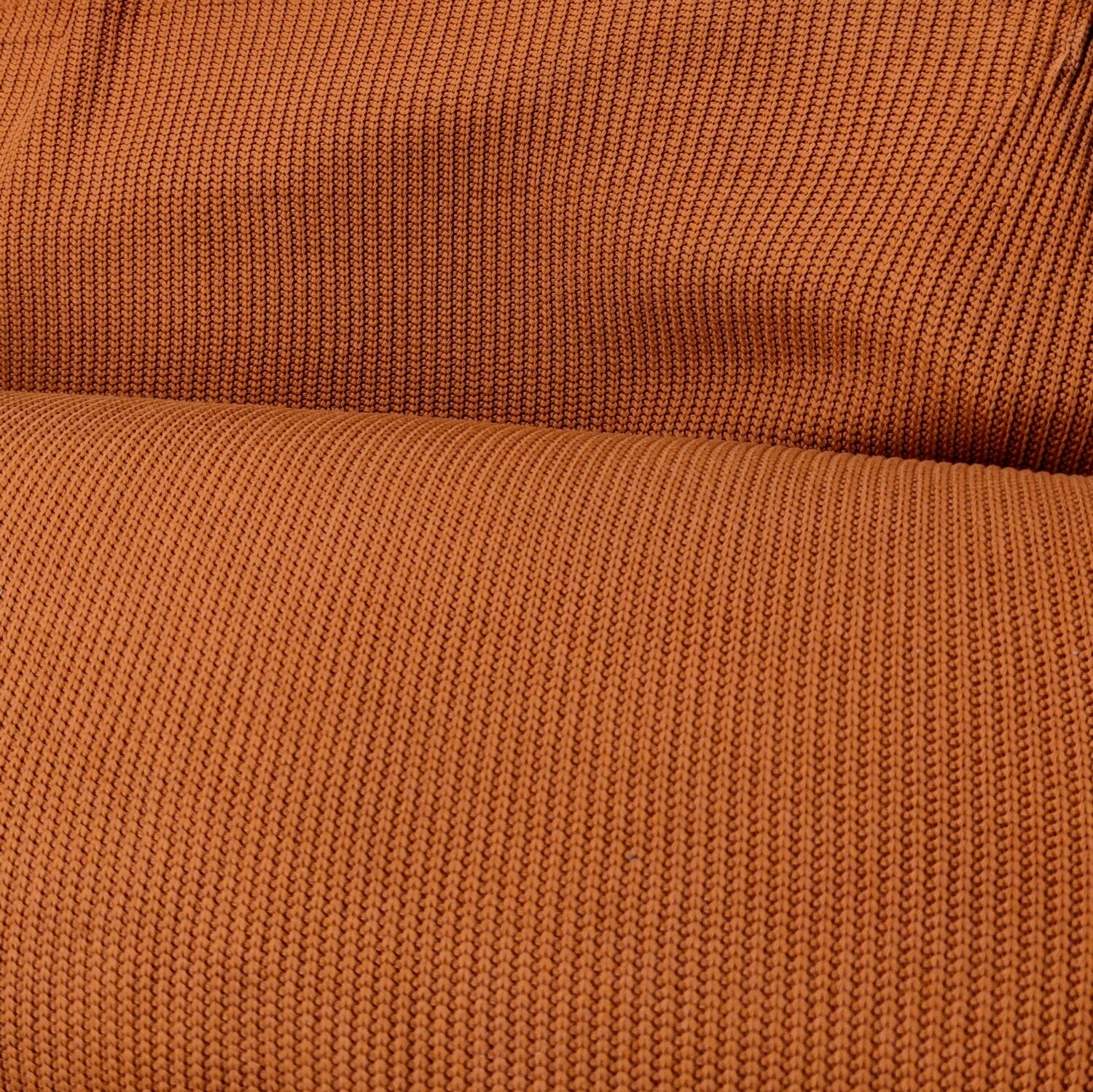 Oversized Langarm Romper - Grobstrick Cognac 