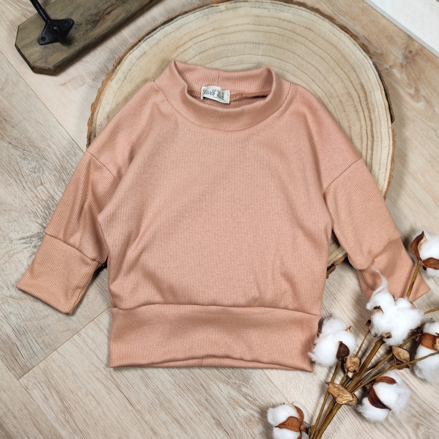 Oversized Rib Pullover - Camel