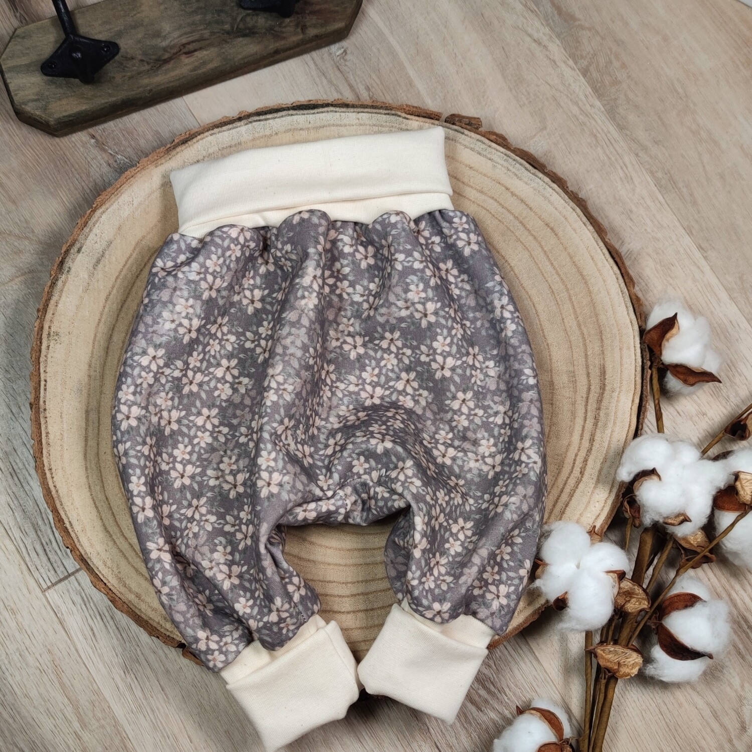 Mitwachshose Soft Sweat - Dusty Mauve Blossom 
